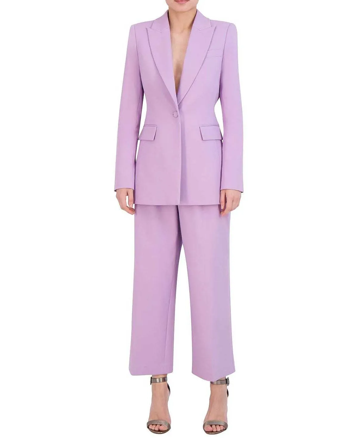 Outlet Blazer With Muesca Solapa Women Outerwear
