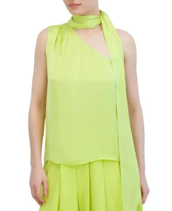 Fashion Blouse With Lazo Women Tops