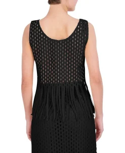 Best Sale Blouse Without Sleeves Crochet With Flecos Women Tops