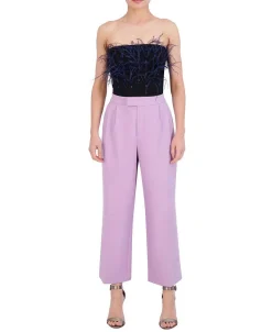 Discount Bustier With Feathers Women Tops