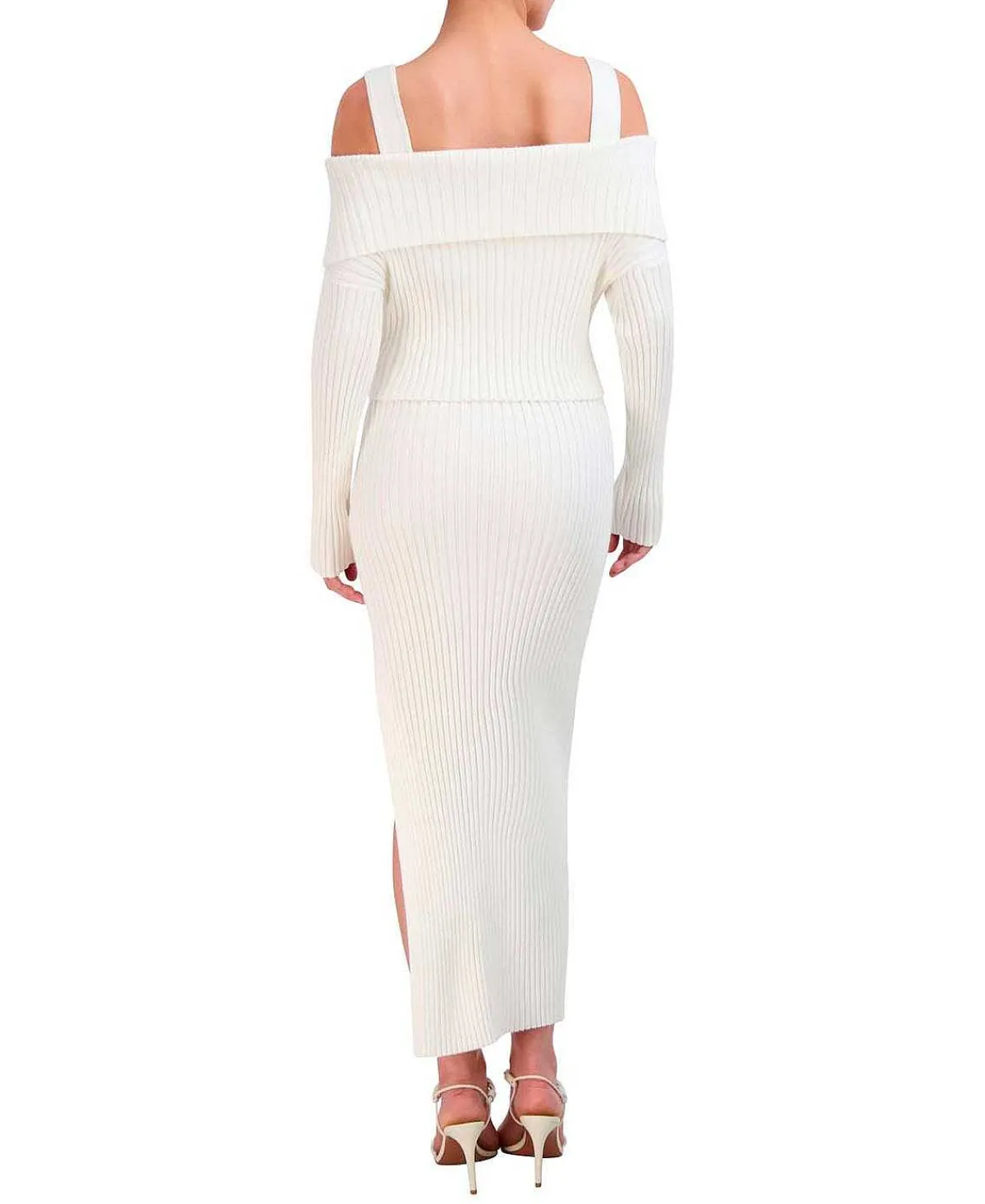 Shop Canale Cold Shoulders Midi Dress Women Casual