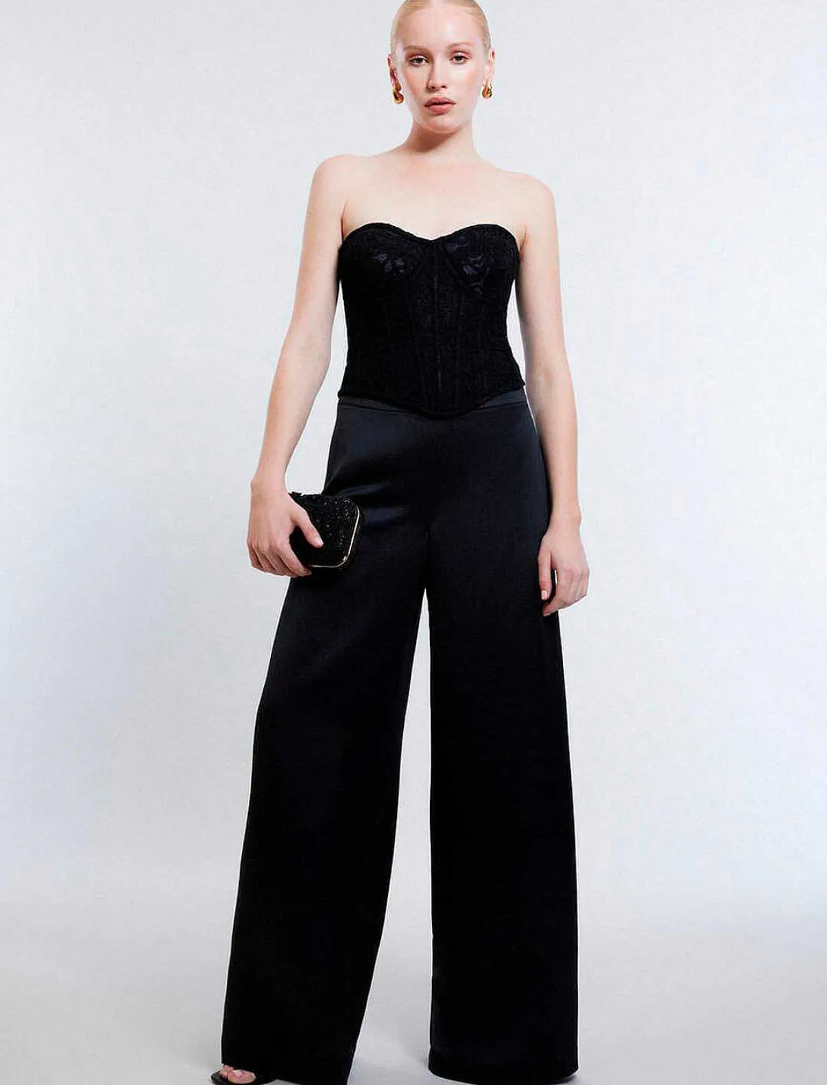 Outlet Closed Bustier Blouse Women Tops