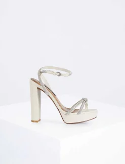 New Cortni Tacon Shoes With Platform And Glitter Women Shoes
