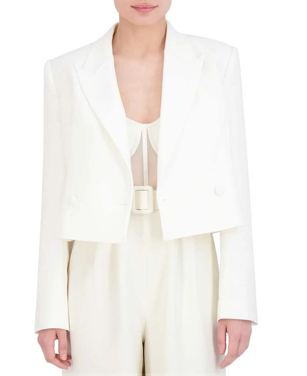 New Crop Blazer With Solapa Women Outerwear