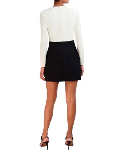 Flash Sale Cutout Color Block Short Dress Women Cocktail
