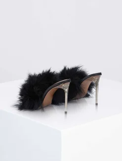 Best Sale Dennika Efecto Plumas Heel Shoes Women Shoes
