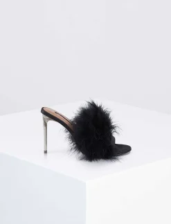Best Sale Dennika Efecto Plumas Heel Shoes Women Shoes