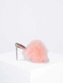 Clearance Dennika Efecto Plumas Heel Shoes Women Shoes