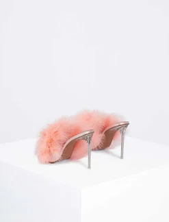 Clearance Dennika Efecto Plumas Heel Shoes Women Shoes
