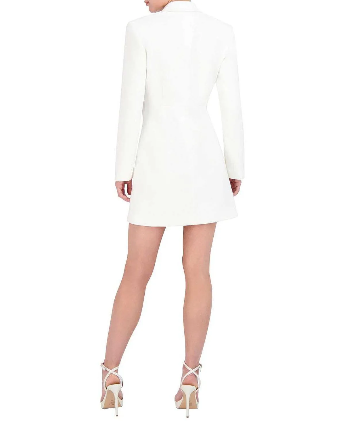 Flash Sale Drapeed Effect Blazer Dress Women Cocktail