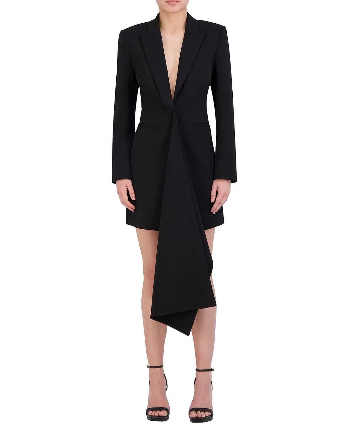 Sale Drapeed Effect Blazer Dress Women Cocktail