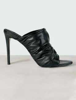 Online Frunce Tacon Sarani Sandal Women Shoes