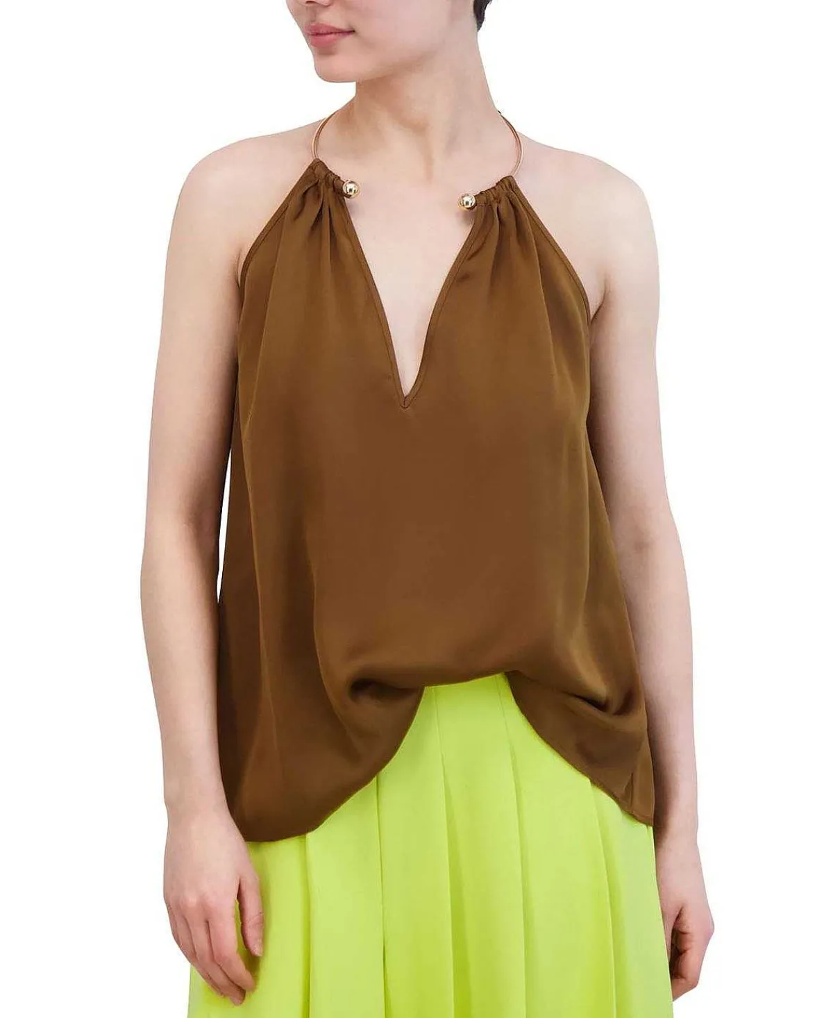 Outlet Halter Blouse Women Tops