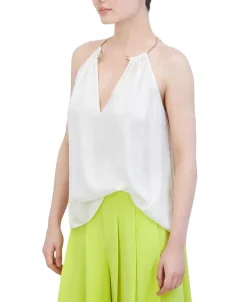 Outlet Halter Blouse Women Tops