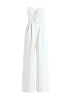 Discount Jumpsuit Bustier Pierna Ancha Women Jumpsuits Rompers