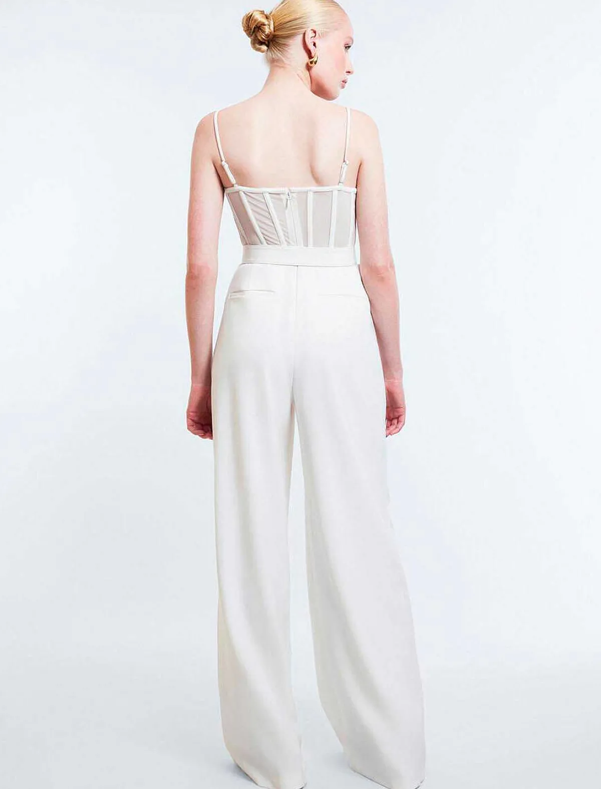 Discount Jumpsuit Bustier Pierna Ancha Women Jumpsuits Rompers