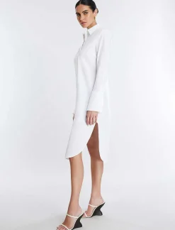 New Large Popelin T-Shirt Dress Women Casual