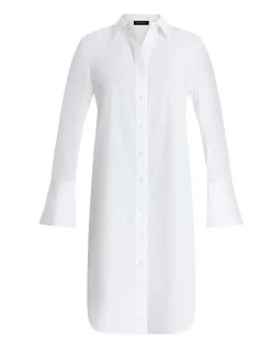 New Large Popelin T-Shirt Dress Women Casual