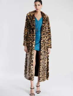 Store Large Shelter With Synthetic Leopard Piece With Lazo Women Outerwear