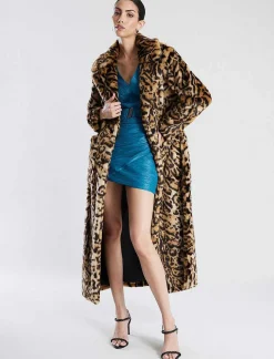 Store Large Shelter With Synthetic Leopard Piece With Lazo Women Outerwear