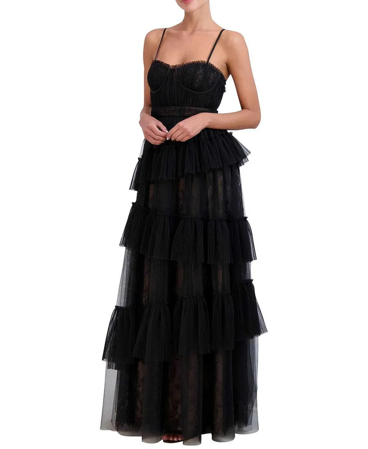 Hot Large Tul Y Encaje Bustier Dress Women Night