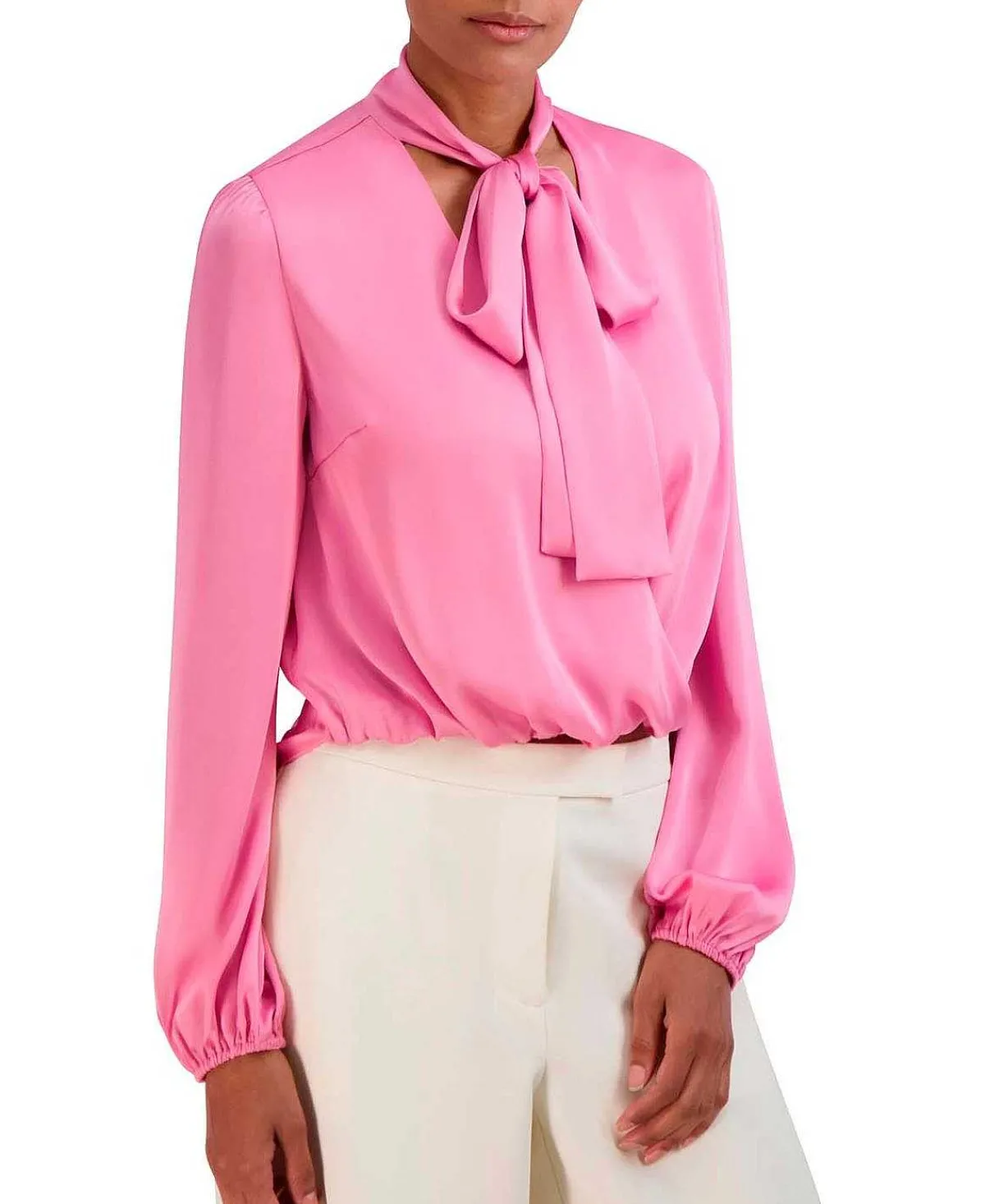 Sale Lazada Satina Blouse With Wide Sleeves Women Tops