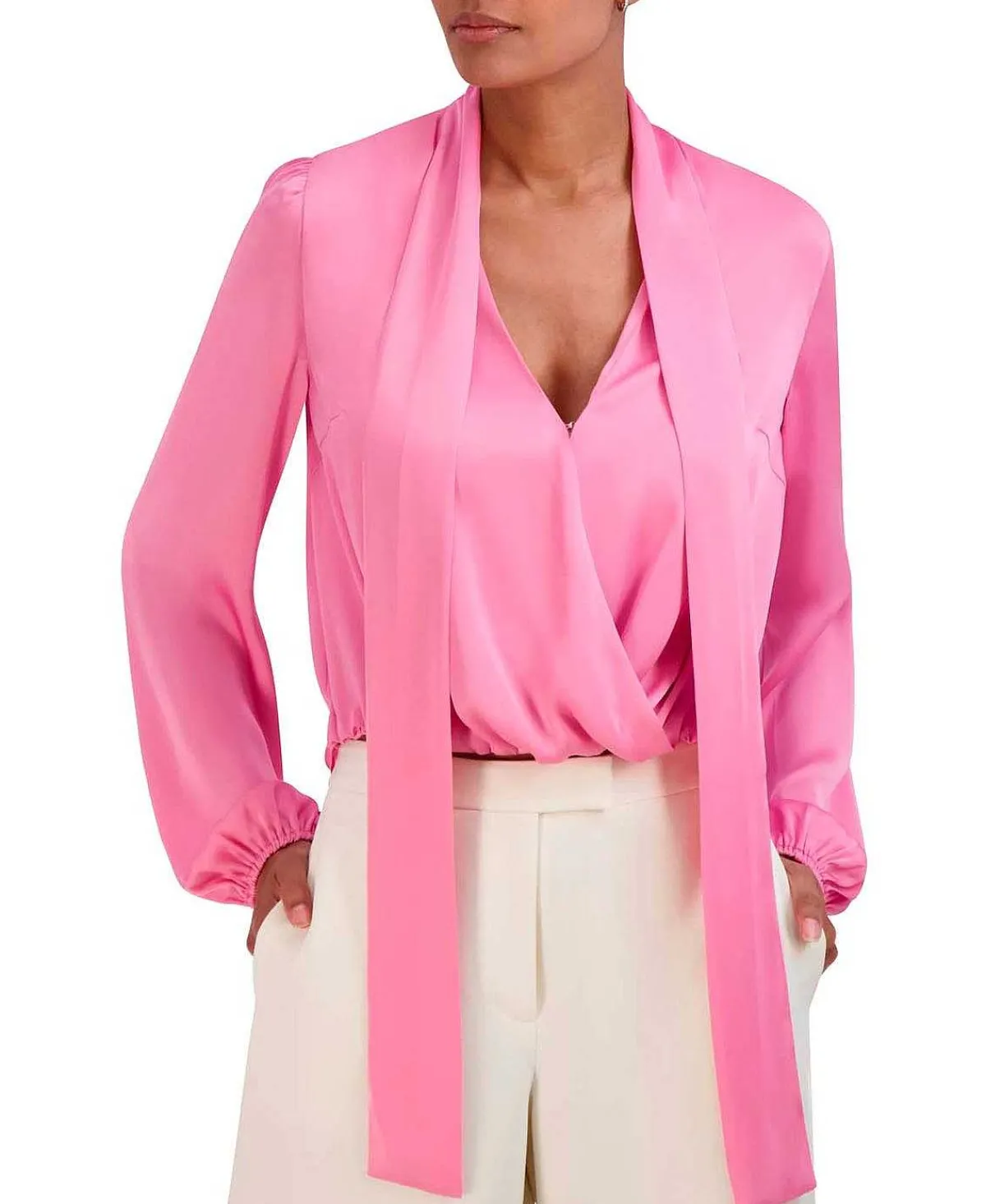 Sale Lazada Satina Blouse With Wide Sleeves Women Tops