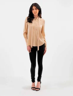 Best Sale Lazada Satina Shirt Blouse Women Tops