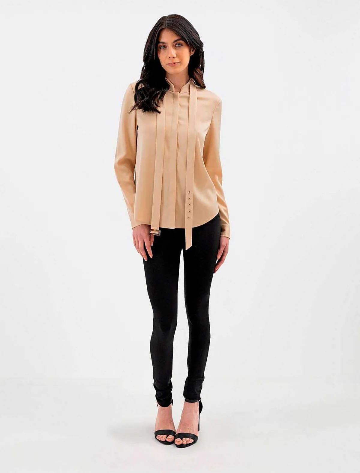 Best Sale Lazada Satina Shirt Blouse Women Tops