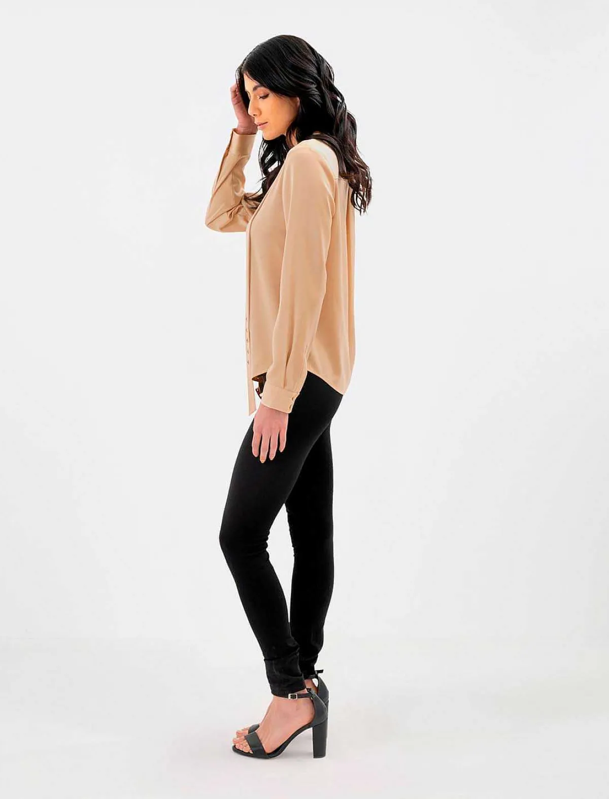 Best Sale Lazada Satina Shirt Blouse Women Tops