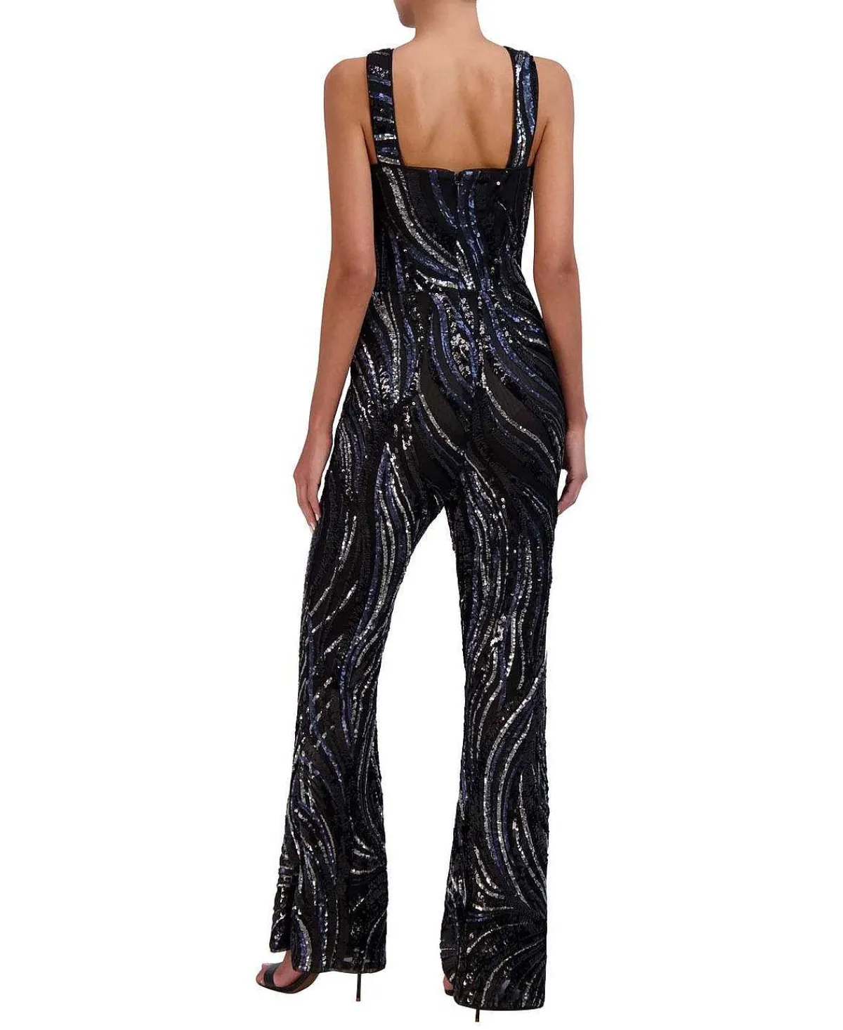New Lentejuela Halter Jumpsuit Women Jumpsuits Rompers