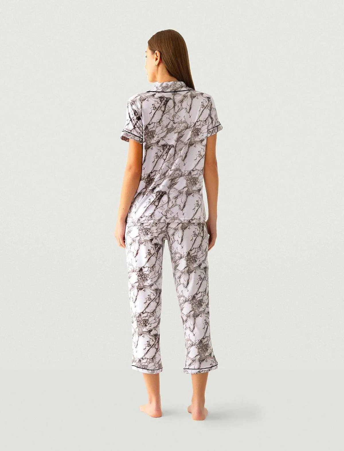 Flash Sale Marmol Shirt And Pantalon Pajama Set Women Pajamas