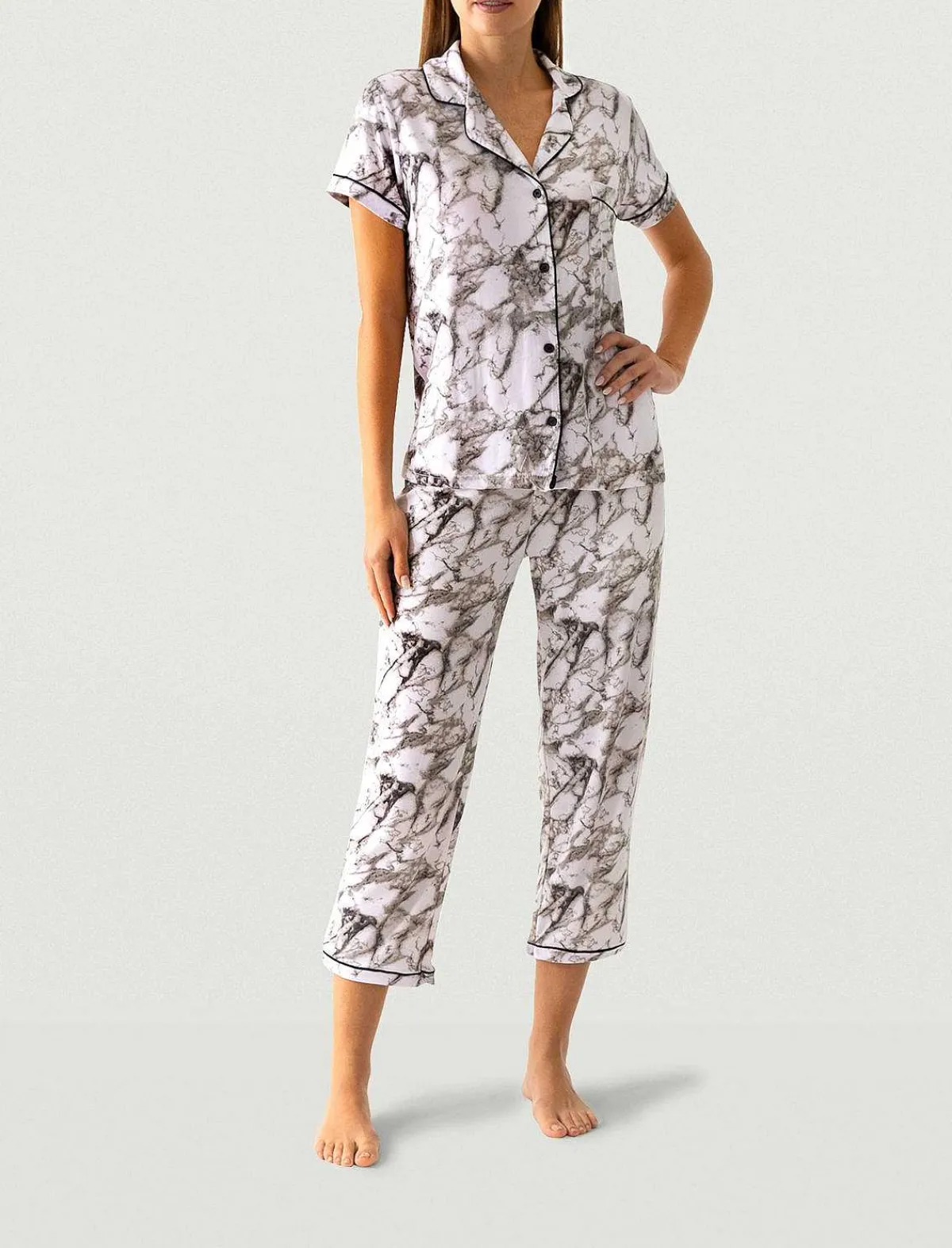 Flash Sale Marmol Shirt And Pantalon Pajama Set Women Pajamas