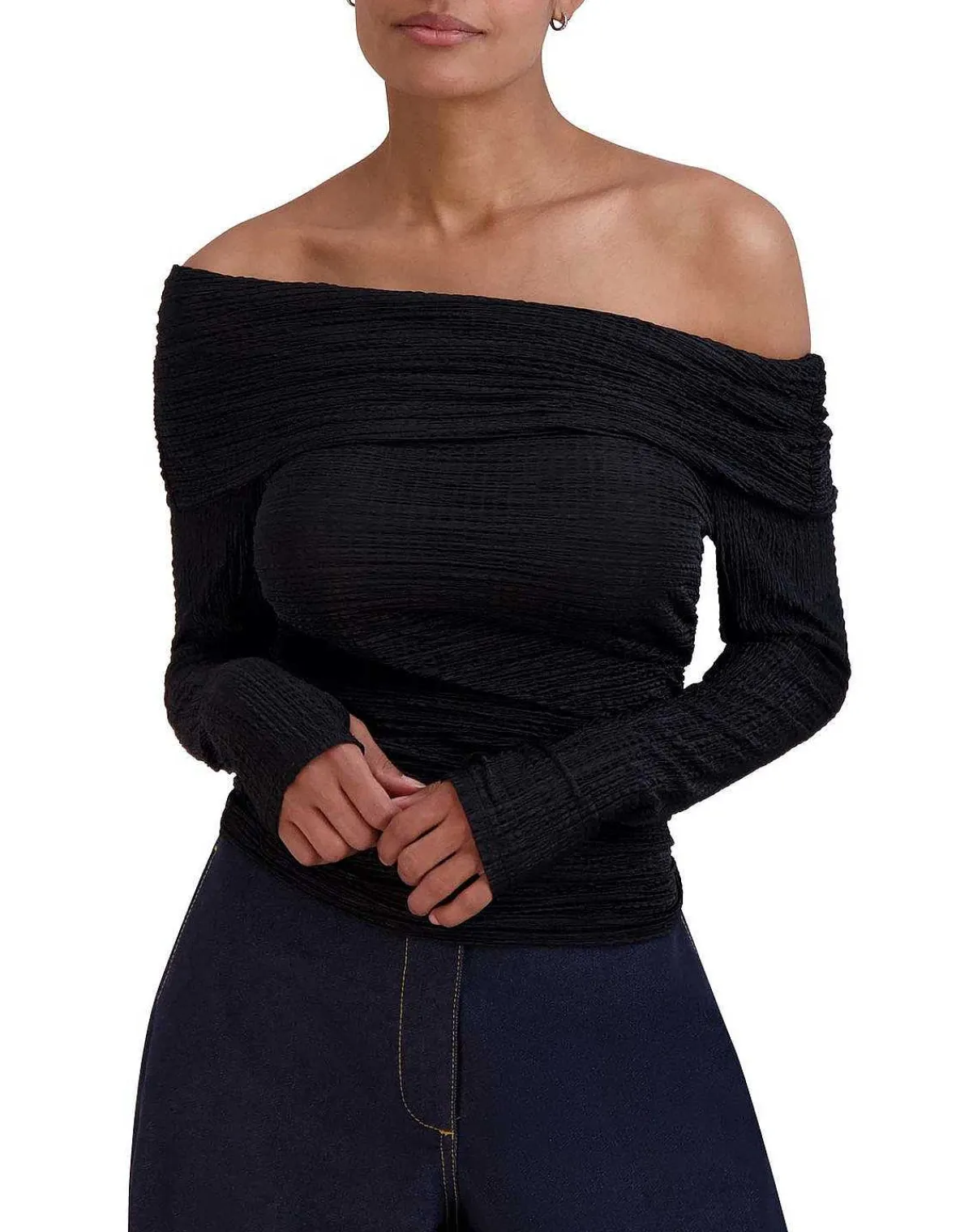 Sale Men'S Blouse Descubiertos Wide Sleeve Women Tops