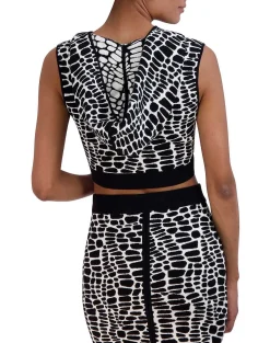 Outlet Punto Cocodrilo Crop Top Women Tops