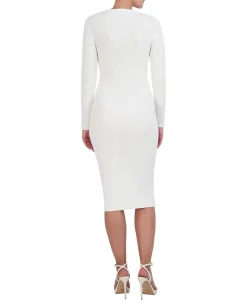 Store Punto Large Sleeve Sweater Dress Women Casual