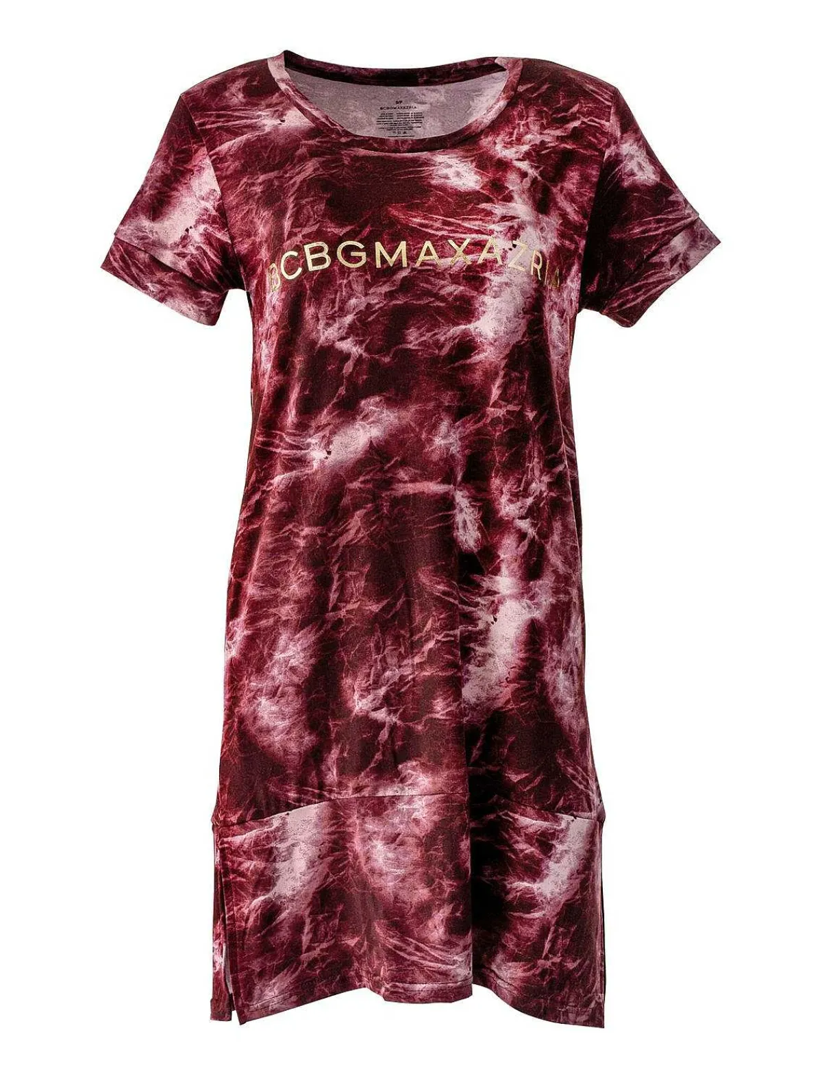 Clearance Round Neck Tie Dye Long Sleeve Shirt Women Pajamas