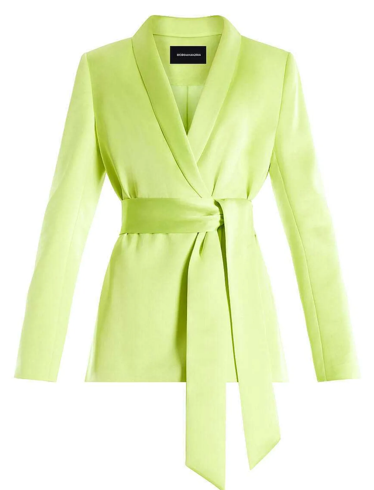 Store Satin Blazer With Lace On Waist Women Outerwear