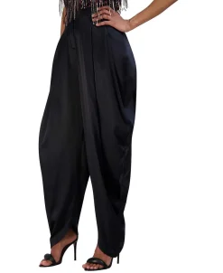 Store Satin Harem Pants Women Pantalones