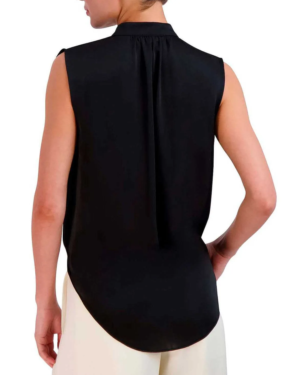 Clearance Satina Blouse Cross Effect Drapeed Encaje Women Tops