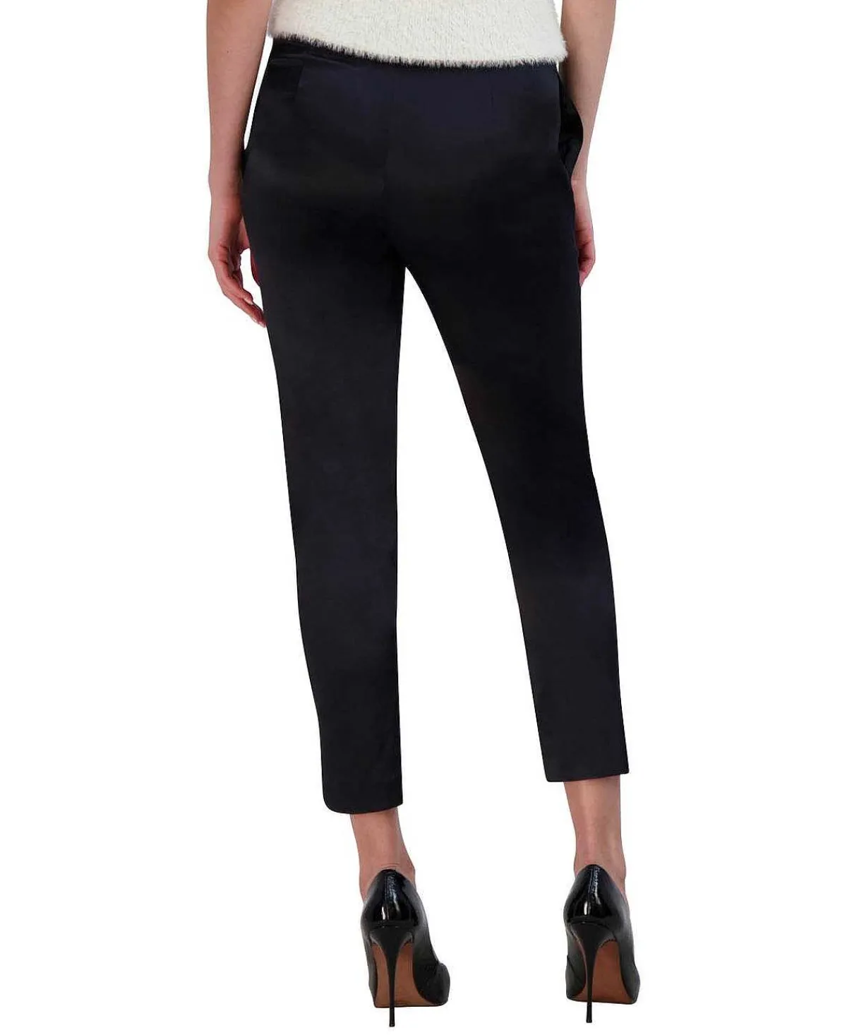 Fashion Slim Fit Satin Pants Women Pantalones