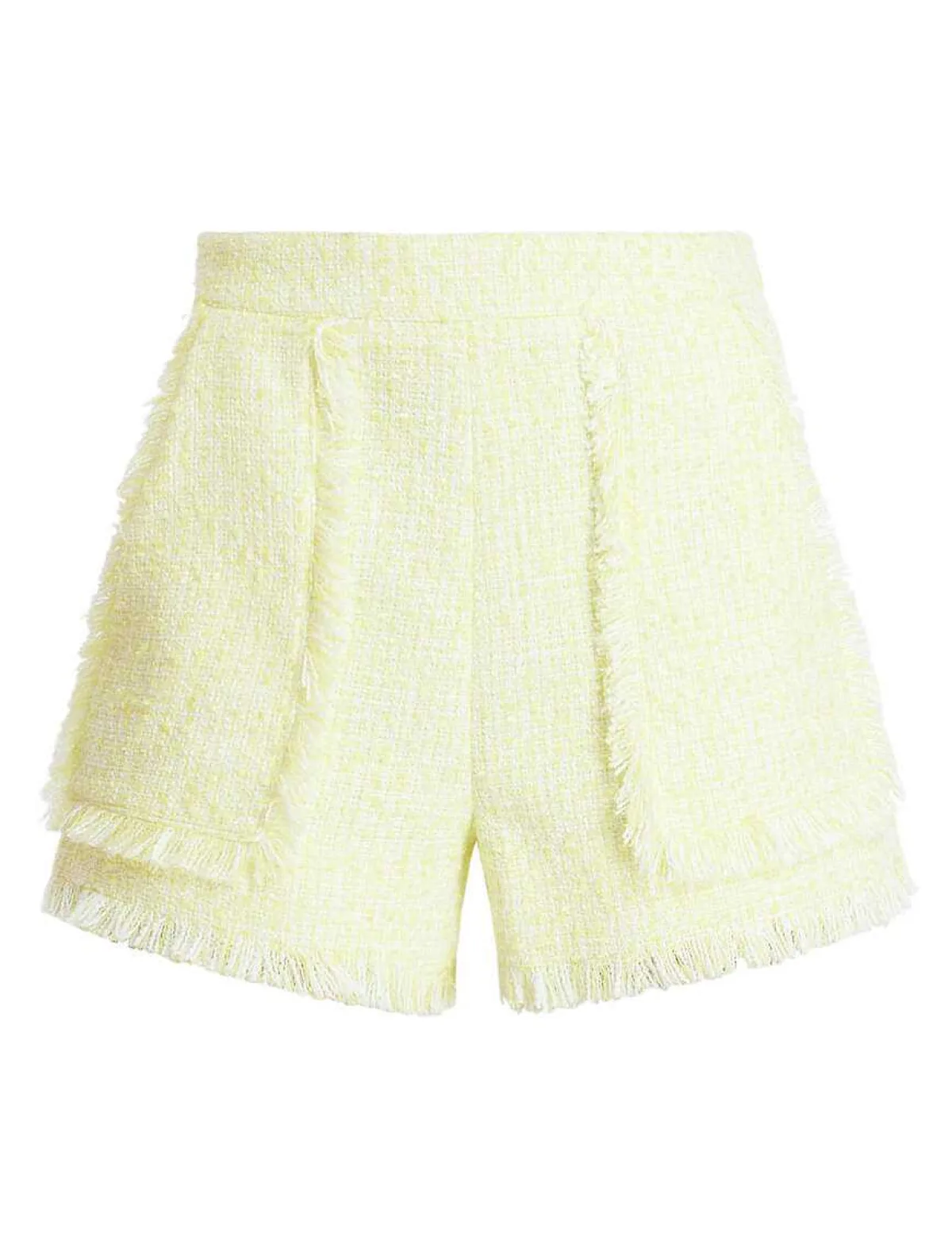 Sale Tweed Waist Short With Flecks Women Pantalones
