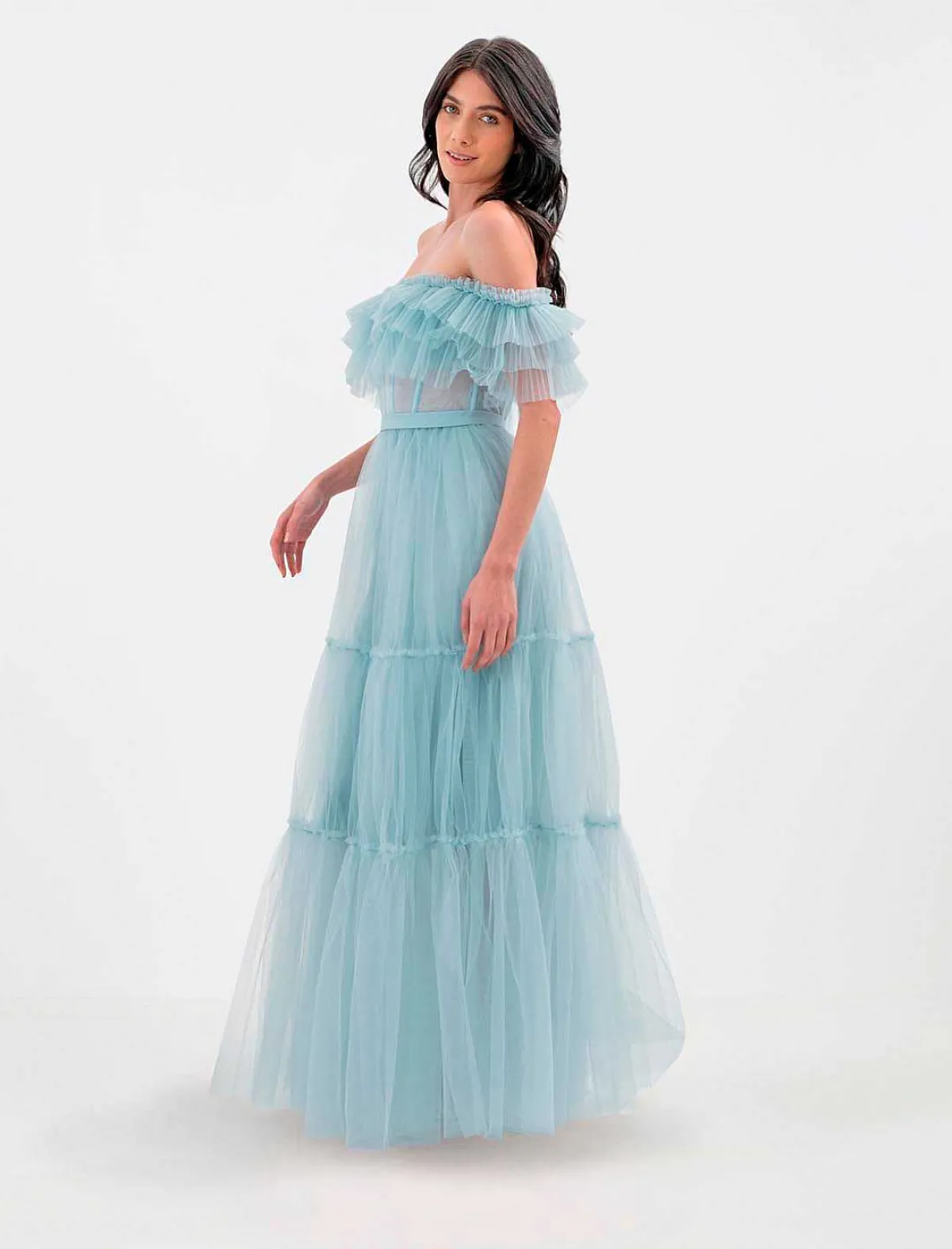 Outlet Wide Evening Dress Women Night