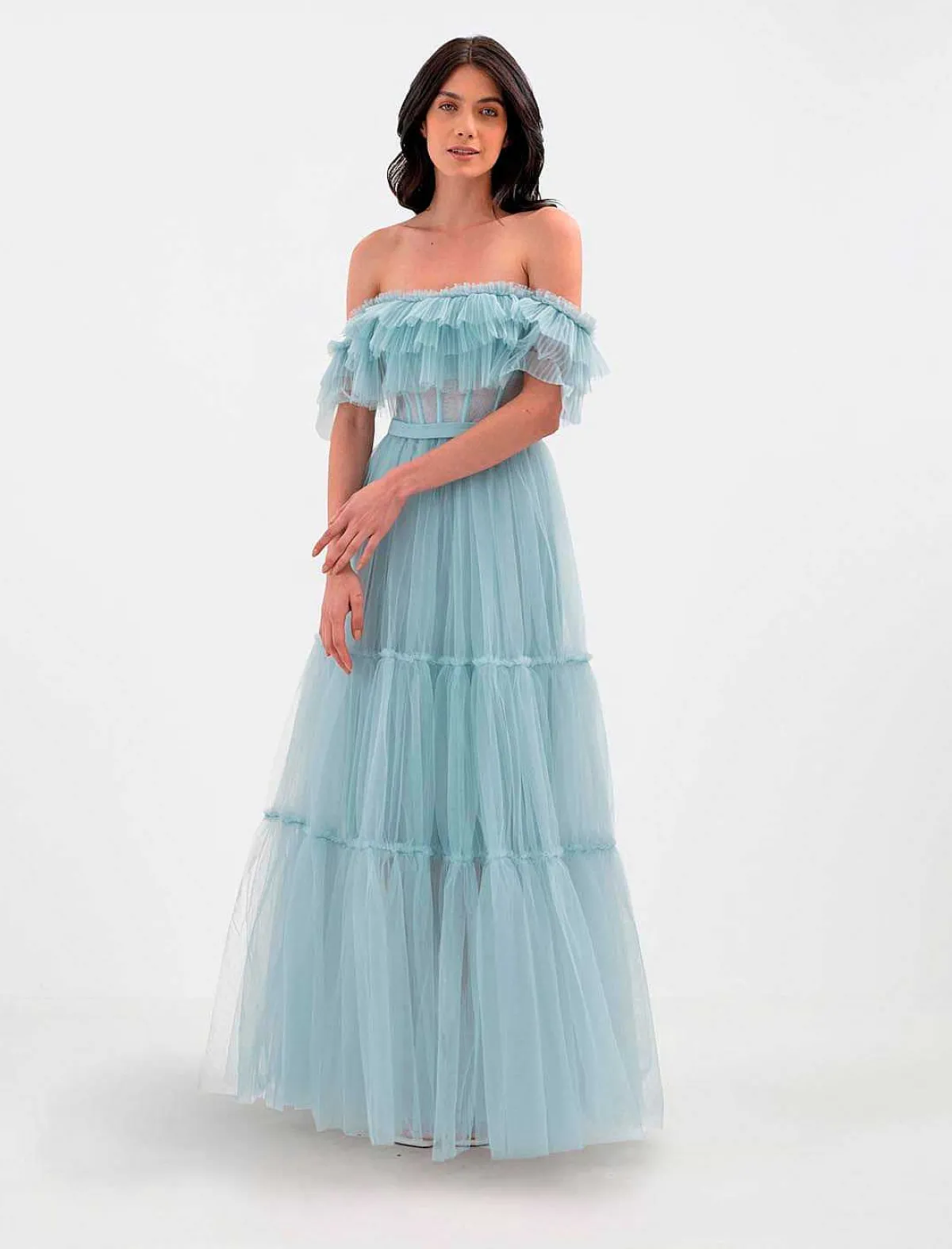 Outlet Wide Evening Dress Women Night