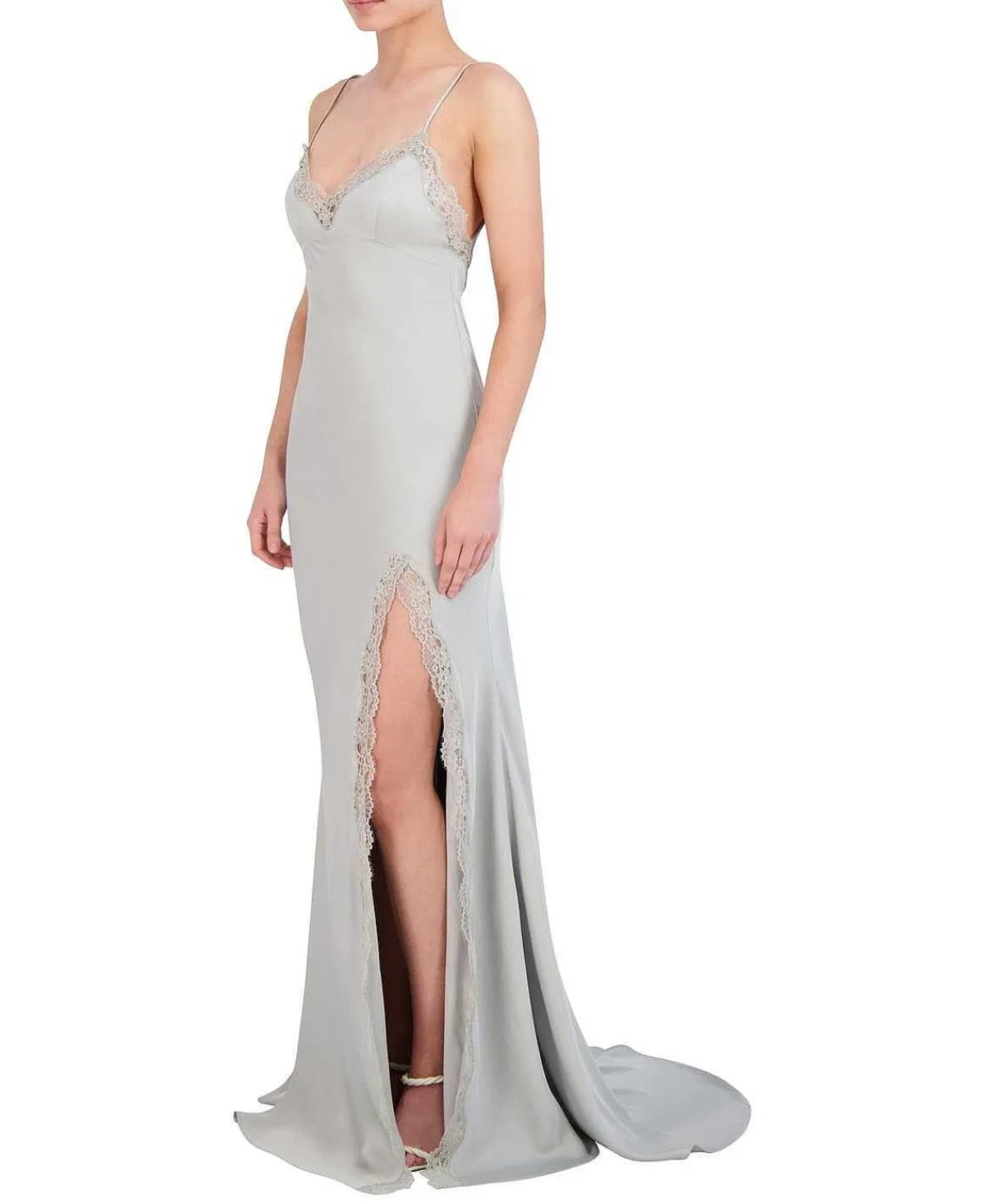 Cheap Wide Satin Dress With Fitness Women Night