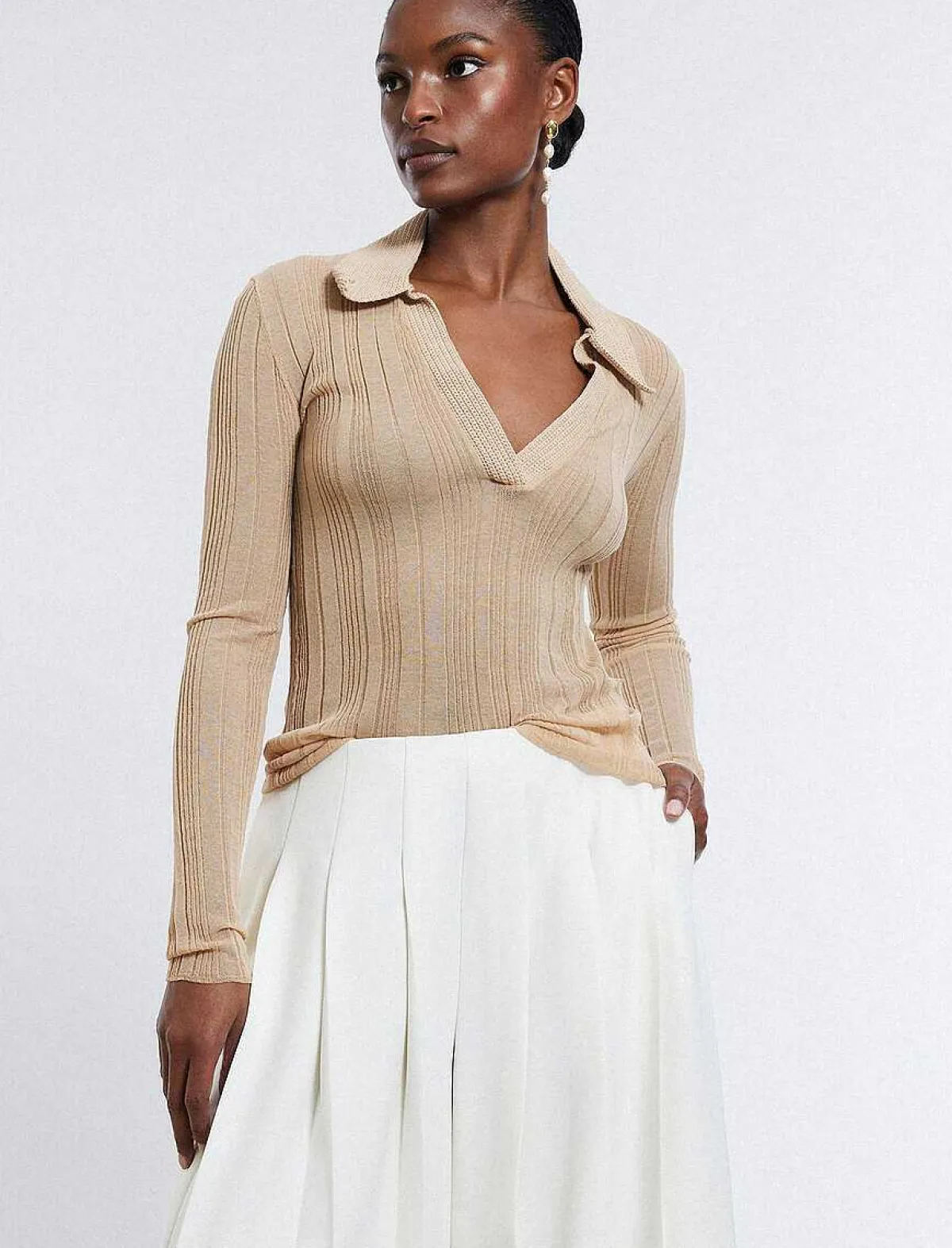 Outlet Wide Sleeve Blouse Women Tops